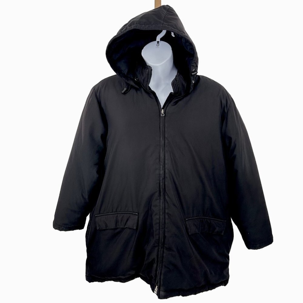 LANDS' END DIRECT MERCHANTS GOOSEDOWN PARKA PUFFER INTERIOR COAT - XL 18-20